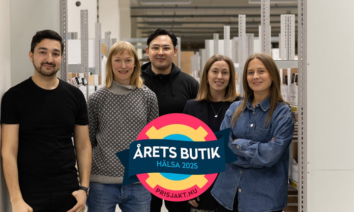 Rehaboteket är Årets butik 2025 inom hälsa – utsedd av Prisjakt