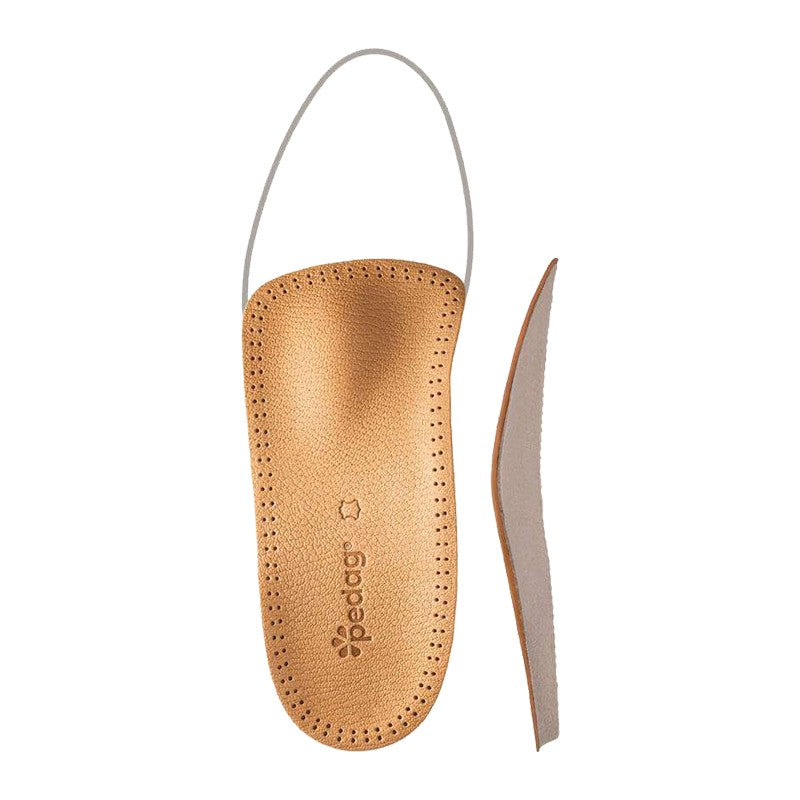Relax insole in leather with pad for narrow shoes