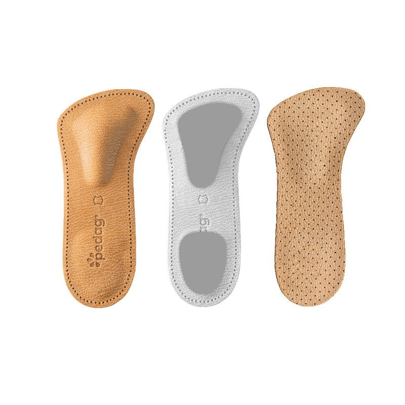Comfort insole with pad for sunken forefoot arch and hallux valgus 3-pack