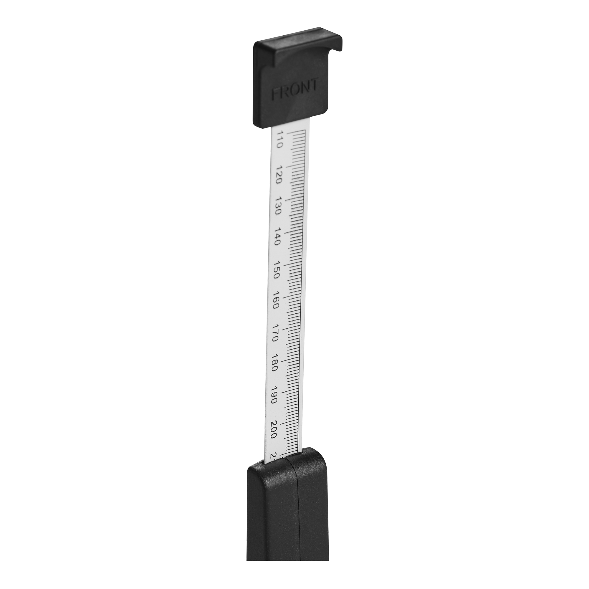 Foot length and shoe internal measurement gauge