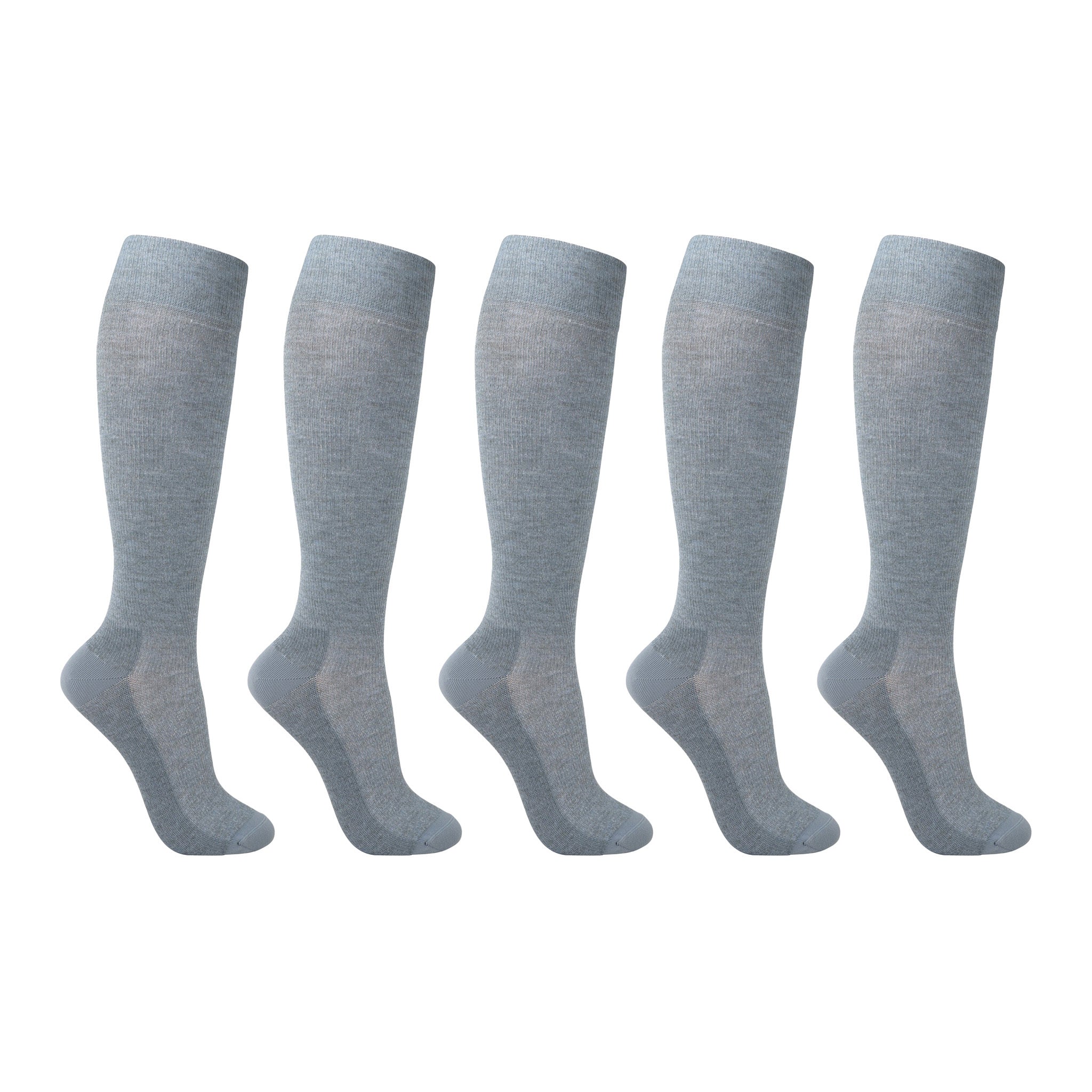 Support socks grey-blue for tired and swollen 5-pack