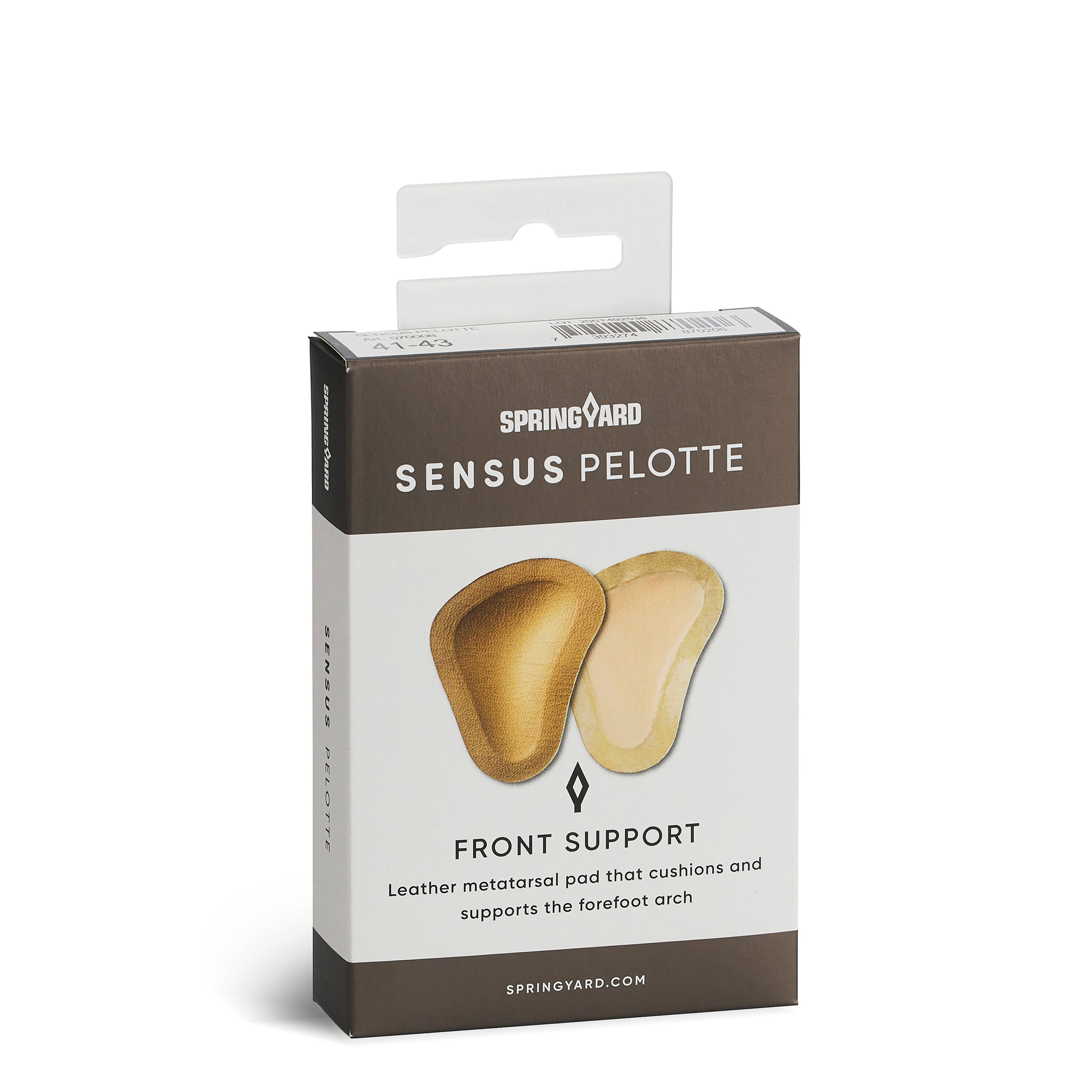 Self-adhesive pads for relieving sunken front arch 3-pack