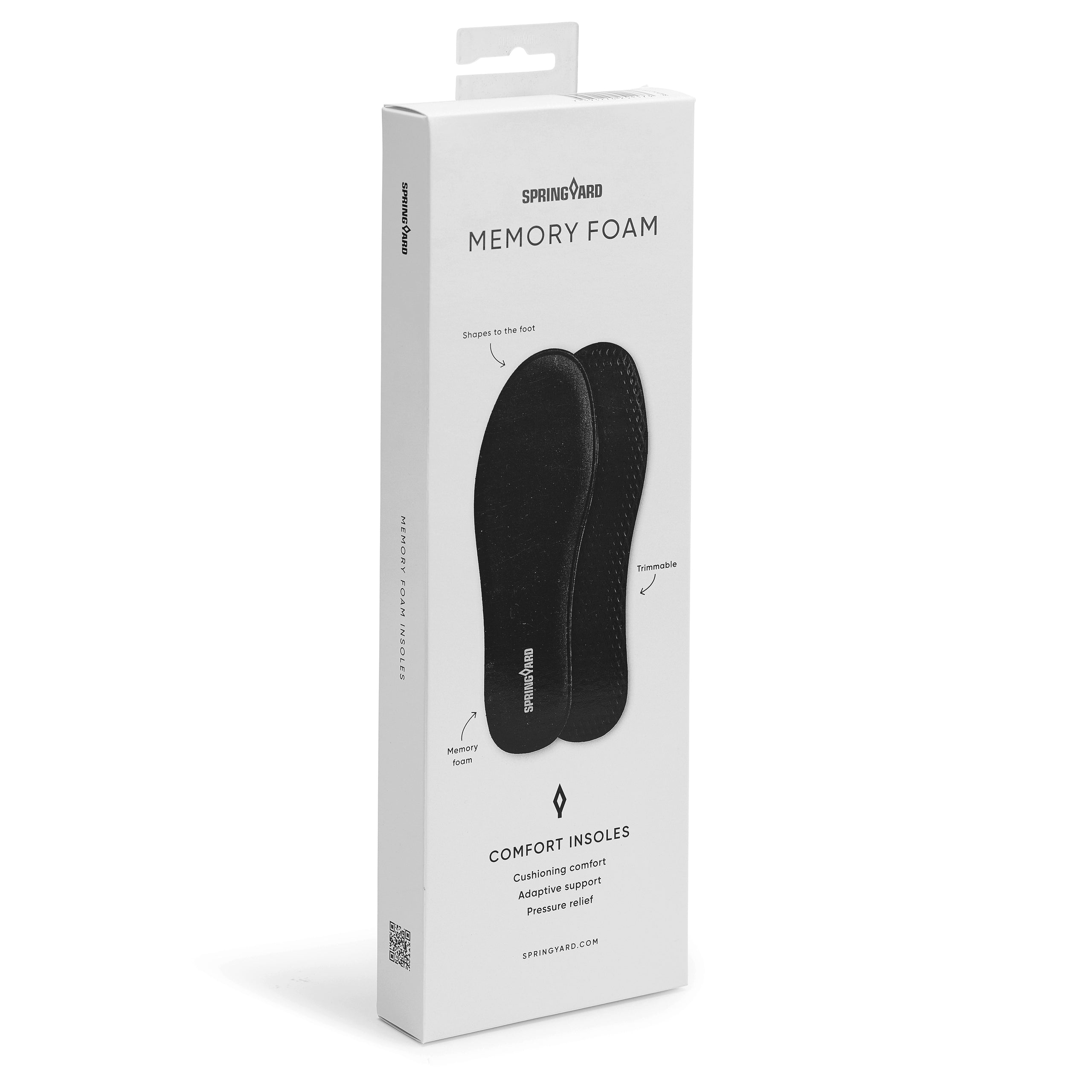 Memory Foam insole for moldable comfort 3-pack
