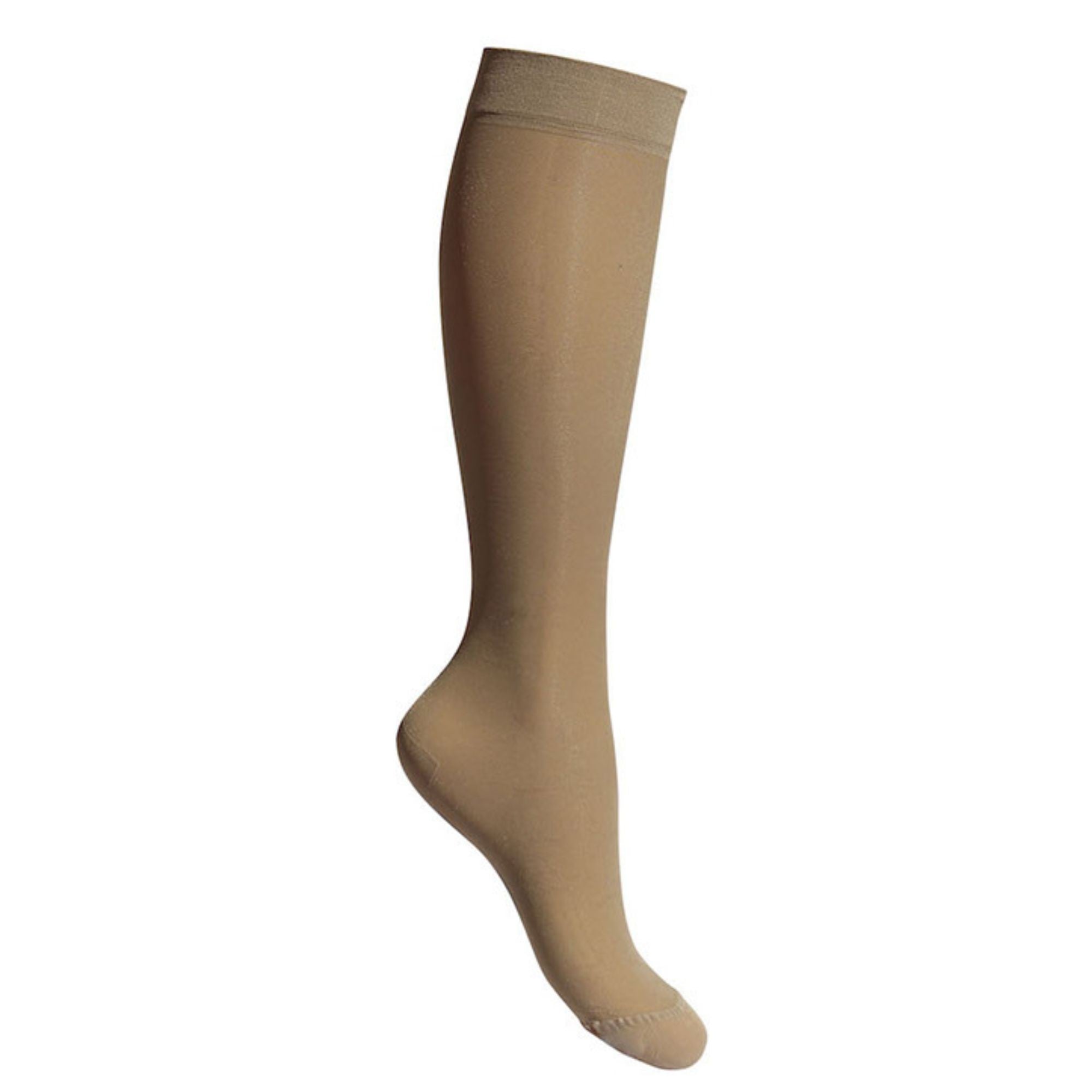 Support socks extra thin beige for swollen and tired legs 3-pack