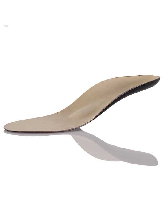 Ultra-thin shoe insert with pad and arch support