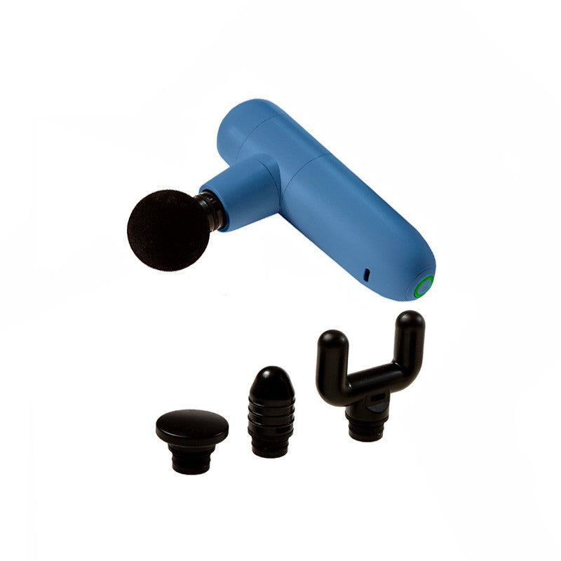 Mini massage gun for soft tissue massage at home and away