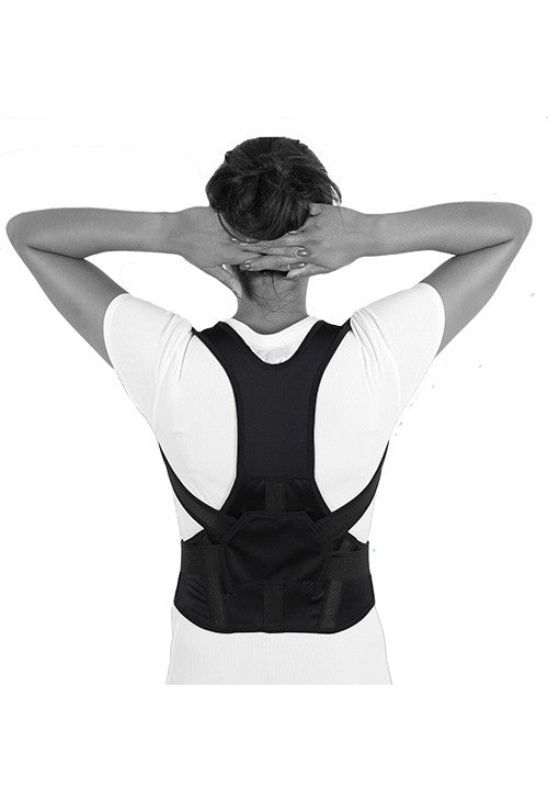 Posture vest EXTO black for better posture