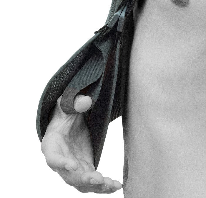 Omox arm sling for support and relief of the shoulder and arm after injury