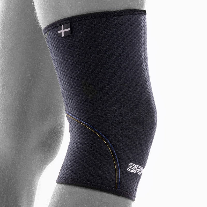 SRX knee pads for stability and warmth during training