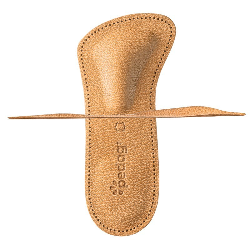 Comfort insole with pad for sunken forefoot arch and hallux valgus