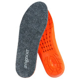 Wool and memory foam insole for winter shoes