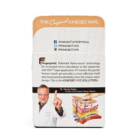 Kinesio tape Kinesio Tex Gold FP 5 meters black for sports injuries and muscle support