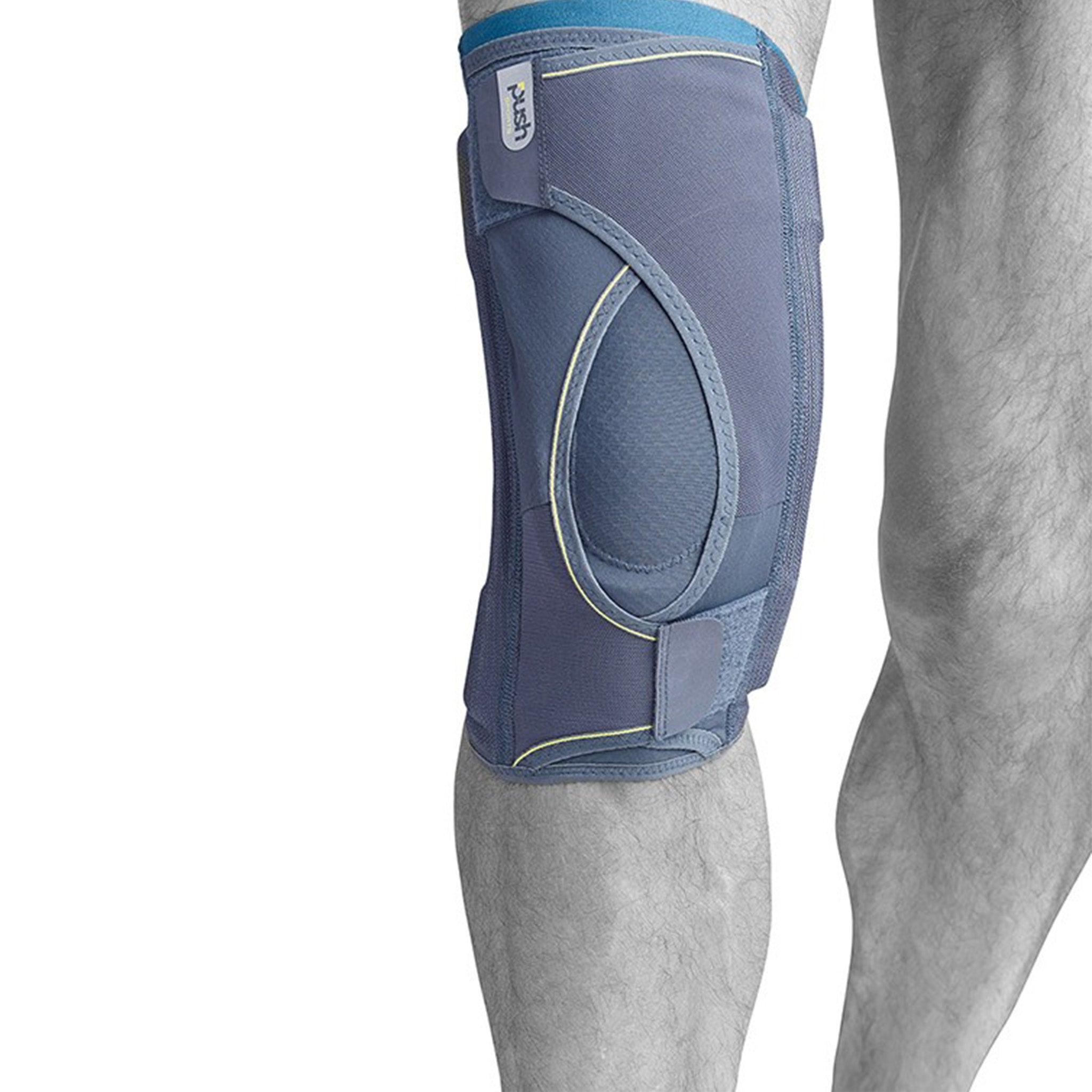Push Sports knee brace with slatted rails and ultra-thin material