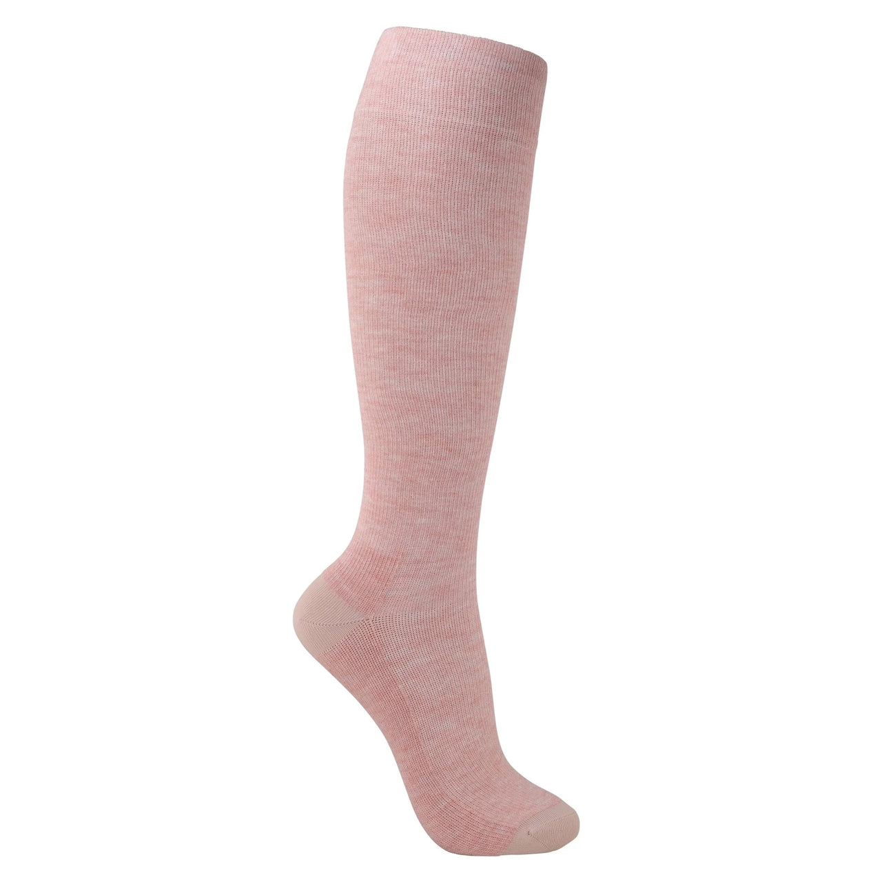 Pink support stockings for tired and swollen legs
