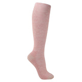 Pink support stockings for tired and swollen legs