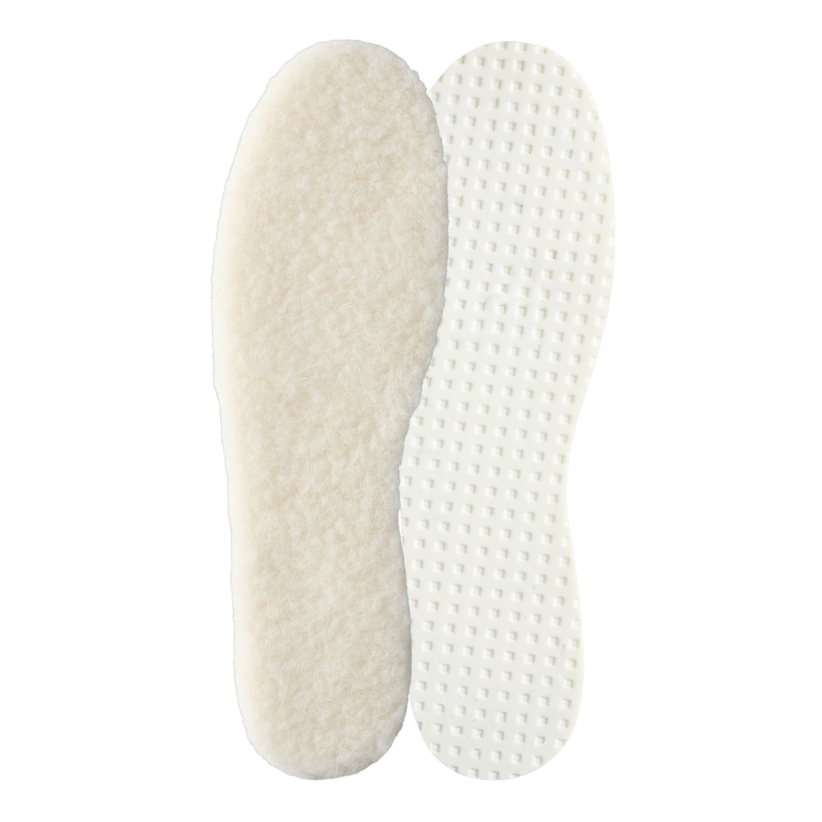 Insole in heat-regulating wool