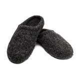 Slippers Wool Mohair Seamless dark grey