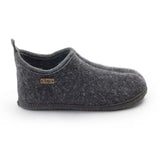 Slippers Wool Cottage dark grey melange