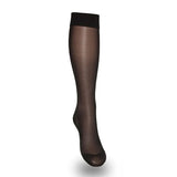 Support stockings 140 den black for tired and swollen legs