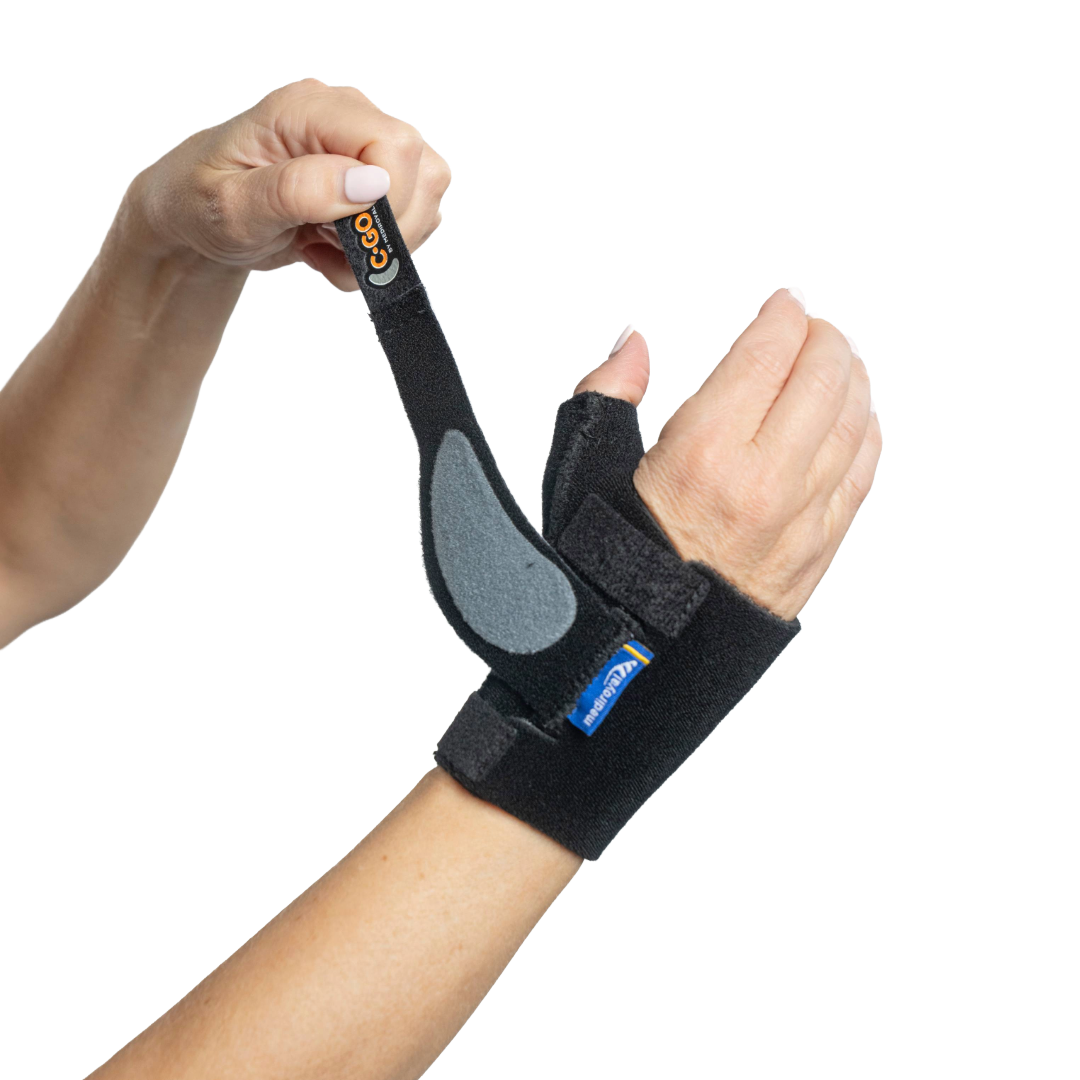 C-GO thumb rest for soft support and relief