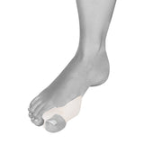 Silicone protector with toe spreader for hallux valgus