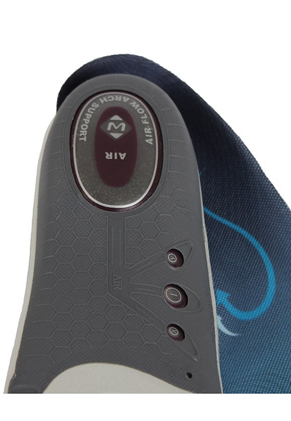 Air Flow insole for optimal shock absorption and foot support