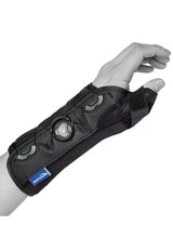 Wrist support with thumb rest and BOA system for precise fit