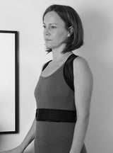 Stabilizing posture vest beige