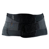 Backrest in a smooth low model for the lumbar spine