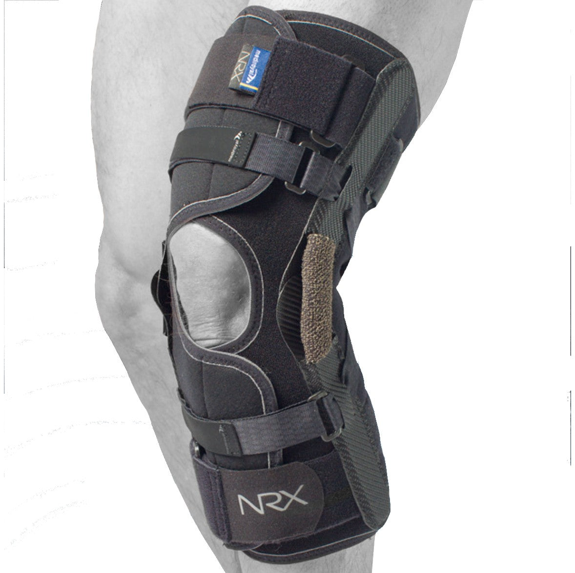 Knee protector NRX Liga X Wrap stable overlay orthosis for cruciate ligament injury
