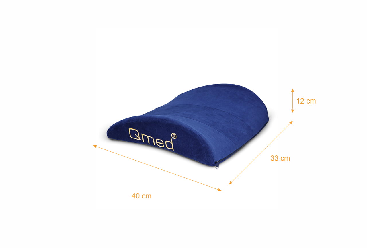 Memory foam lumbar pillow for car and home