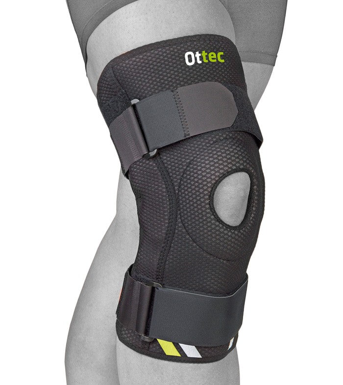 Ottec knee protector with splints for meniscus injuries