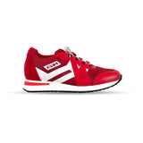 Eikon orthopedic women's shoe for stability and comfort in red/white