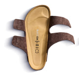 XOCORE Soft rocker support sandal coffee brown