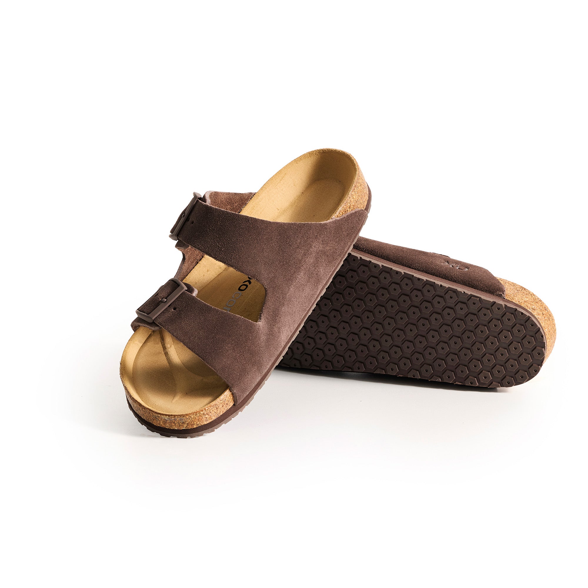 XOCORE Soft rocker support sandal coffee brown
