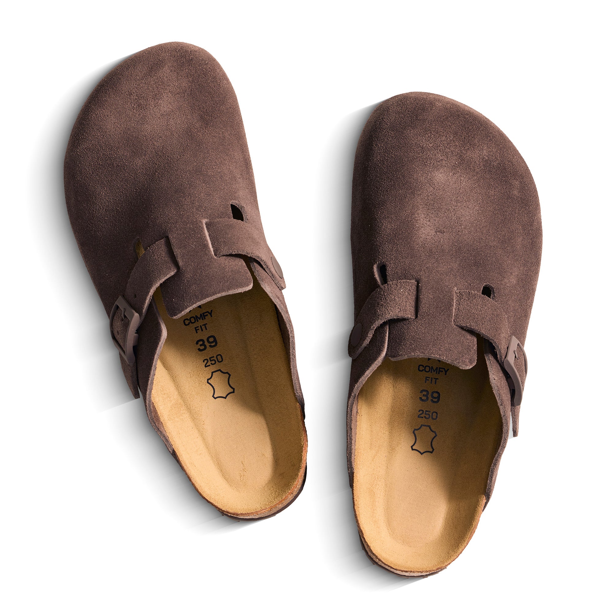 XOCORE Soft rocker support sandal closed toe coffee brown