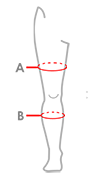 PatellaDyn polvityyny_size-guide
